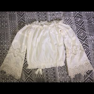 white fancy blouse